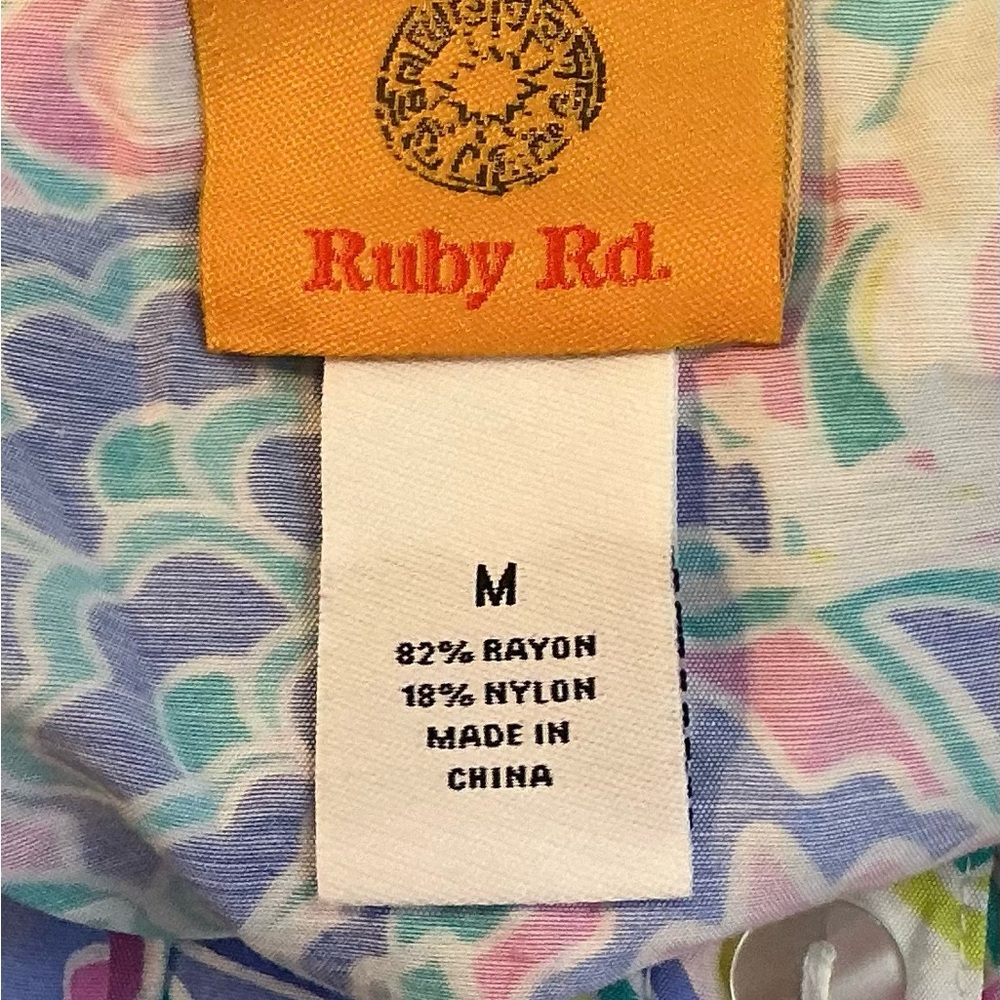 Ruby Rd. Multicolor Floral Blouse - Picture 5 of 5